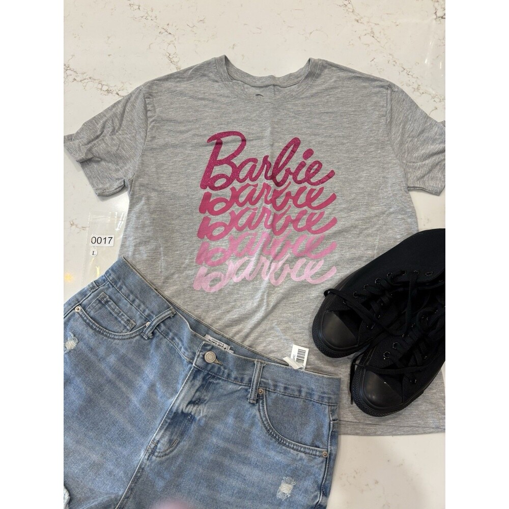 BARBIE BARBIE BARBIE T-SHIRT FROM BARBIE MOVIE SIZE LARGE